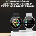BFS Akıllı Saat Amoled Ekran Bluetooth Bağlantılı Sesli Görüşme Nabız Ölçer