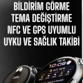 BFS Akıllı Saat Bildirim Görme Amoled Ekran GPS Uyumlu Sesli Görüşme