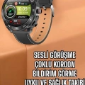 BFS Akıllı Saat Bildirim Görme Sesli Görüşme Çoklu Kordon GPS Takibi