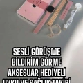 BFS Akıllı Saat Sesli Görüşme Bildirim Görme Uyku ve Sağlık Takibi