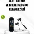 BFS Akıllı Spor Bilekliği ve Gürültü Önleyici Bluetooth Kulaklık Seti