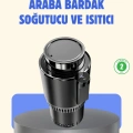 BFS Araç İçi Akıllı Bardaklık Isıtıcı Soğutucu Dijital Ekranlı
