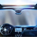 BFS Araç Ön Cam Güneşlik UV ve Isı Koruma Katlanabilir Toyota Corolla Skoda Superb Dacia Duster Ford Focus