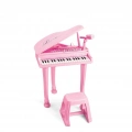 BFS  BAO-1403 0213  Mikrofonlu 37 Tuşlu Mp3 Çalar Büyük Pembe Piyano