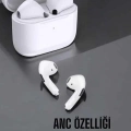 BFS Beyaz Yeni Nesil Pro Bluetooth Kulaklık Yüksek Ses Kaliteli ANC Özelliği