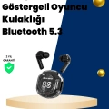 BFS Bluetooth 5.3 Kablosuz Kulaklık 30mm Sürücü LED Ekranlı Mikrofonlu