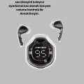 BFS Bluetooth 5.3 Kablosuz Kulaklık 30mm Sürücü LED Ekranlı Mikrofonlu