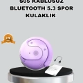 BFS Bluetooth 5.3 S05 Kablosuz Kulaklık IPX4 Spor Uyumlu Suya Dayanıklı Stereo