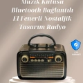 BFS Bluetooth Bağlantılı Taşınabilir Hoparlör – FM/AM Radyo Özellikli, Şarj Edilebilir Batarya, 1 kg