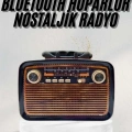 BFS Bluetooth Hoparlör Ahşap Renk Vintage Işıklı Nostaljik Radyo Fm Ahşap Görünümlü