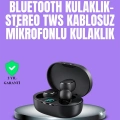 BFS Bluetooth Kulaklık TWS Yüksek Ses Kaliteli Kesintisiz Dijital Göstergeli Kulaklık