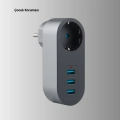 BFS Çocuk Korumalı Termal Priz – 3lü USB Şarj ve Akım Koruması