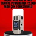 BFS Dijital Ekranlı Araç Pompası Akü Takviye Powerbank 12.000 mAh
