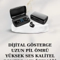BFS Dijital Göstergeli Bluetooth Kulaklık Kablosuz TWS Stereo Bluetooth 5.0