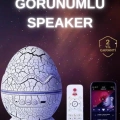 BFS Dinozor Speaker Renk Değiştirme Projeksiyon Modu Bluetooth Hoparlör Gece Lambası