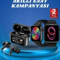 BFS Ekranlı Yeni Nesil Pro Kulaklık ve Akıllı Saat Kampanyası Kulak İçi Mikrofonlu