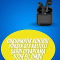 BFS En Çok Tercih Edilen Bluetooth Kulaklık Mikrofonlu Silikonsuz Dokunmatik Kontrol