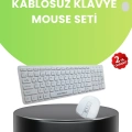 BFS Ergonomik Kablosuz Klavye Mouse Takımı - Tam Boy, Sessiz ve Güvenilir
