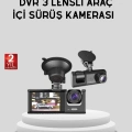 BFS Full HD Üç Kameralı Araç Kamerası 170° Geniş Açılı ve Park Destekli