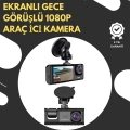 BFS G-Sensör ve Hareket Algılama Destekli 1080p Araç İçi Güvenlik Kamerası