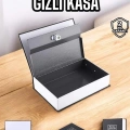 BFS Gizli Kasa İngilizce Sözlüğü Kitap Görünümlü Anahtarlı Gizli Mini Çelik Kasa Kilitli