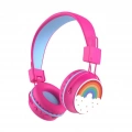 BFS Gökkuşağı Desenli Bluetooth Kulak Üstü Kulaklık