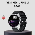 BFS GPS’li Akıllı Saat 500 mAh Batarya Sesli Arama Bildirim Nabız Ölçer Spor Takipli