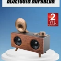 BFS Gramafon Radyo Bluetooth Hoparlör Nostaljik Radyo FM Radyo