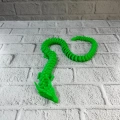 BFS Hareketli Yeşil Ejderha Figür Uzun Gövdeli Koleksiyonluk Tasarım