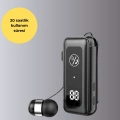 BFS İçi Sarılabilen Kablo ve Yaka Klipsli Bluetooth Kulaklık
