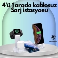 BFS iPhone, Apple Watch ve AirPods ile Uyumlu 4ü 1 Arada Şarj Ünitesi – Tüm Apple Cihazları Tek Noktada