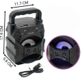 BFS Işıklı Bluetooth Hoparlör Ses Bombası Taşınabilir Yüksek Ses Kaliteli Radyo Özelliği