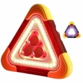 BFS Işıklı İkaz Lambası Reflektör Şarjlı Işıklı Üçgen LED Acil Durum Feneri