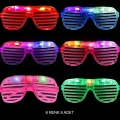 BFS Işıklı Panjur Şeritli Led Parti Gözlüğü 6 Renk 6’lı Set