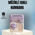 BFS Işıklı Sesli Şifreli Otomatik Para Çeken Kumbara Mor