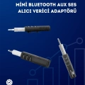 BFS Kablolu Hoparlör ve Kulaklıklar İçin Bluetooth Adaptör | Mini Boy, Klipsli, Taşınabilir