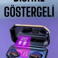 BFS Kablosuz Bluetooth Kulaklık Dijital Göstergeli Uzun Pil Ömrü