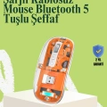 BFS Kablosuz, Sessiz, Ergonomik ve Şarjlı Fare - Gelişmiş Çoklu Cihaz Desteği