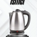 BFS Kettle Su Isıtıcı C F Priz Uyumlu 220 - 240 V Paslanmaz Çelik Kablolu