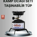 BFS Kompakt Kamp Ocağı Seti Gaz Tüplü Ayarlanabilir Alevli 400g Hafif Tasarım