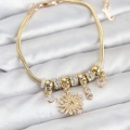 BFS Kutup Yıldızı Model Charmlı Gold Renk Kadın Bileklik