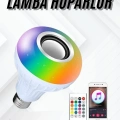 BFS Lamba Hoparlör Ampül Görünümlü Renk Değiştirebilen Android ve İOS Uyumlu