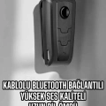 BFS Makaralı Bluetooth Kulaklık Kulak İçi Android iOS Uyumlu Titreşimli