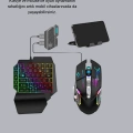 BFS Mobil Gaming Oyun Seti 5in1 X8 Pro Çipset RGB Klavye Mouse Telefon Tutucu