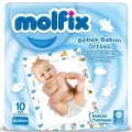 BFS   Molfix Bebek Bakım Örtüsü 60x60 10 Adet