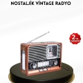 BFS Nostaljik Radyo – Şık Dekoratif Tasarım ve Güvenli 2 Yıl Garanti