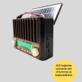 BFS Nostaljik Tasarımlı Solar Şarjlı Radyo AM FM SW ve Bluetooth