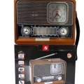 BFS Nostaljik Vintage Radyo Taşınabilir Bluetooth Bağlantılı Hoparlör Radyo
