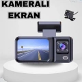 BFS Ön ve Arka Kameralı 2 İnç 1080P Full HD DVR Araç İçi Ekran