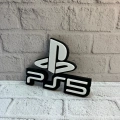BFS PlayStation 5 Logo Duvar Dekoru Minimal Tasarım 16×12 cm